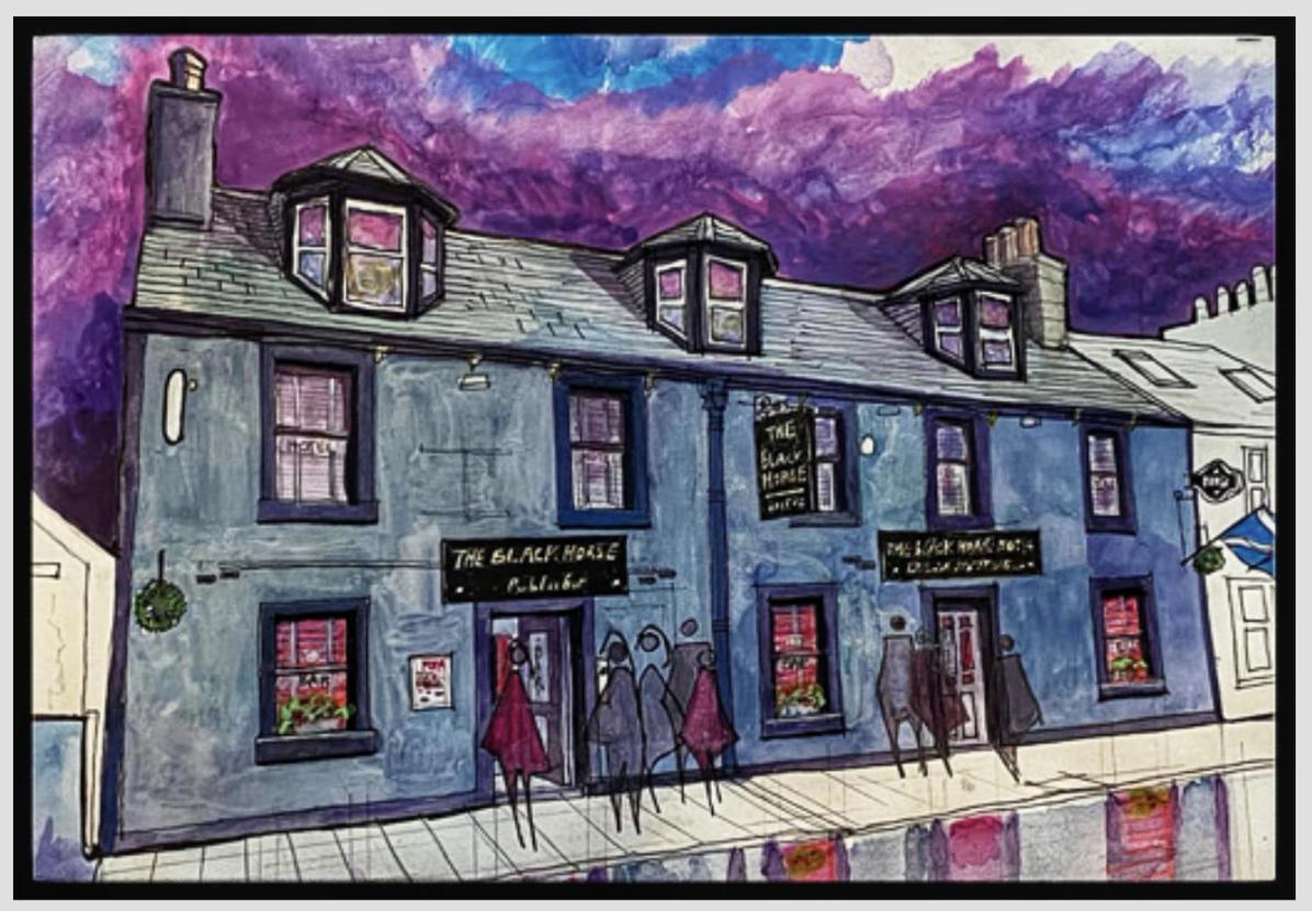 The Blackhorse Accommodation Newton Stewart Buitenkant foto